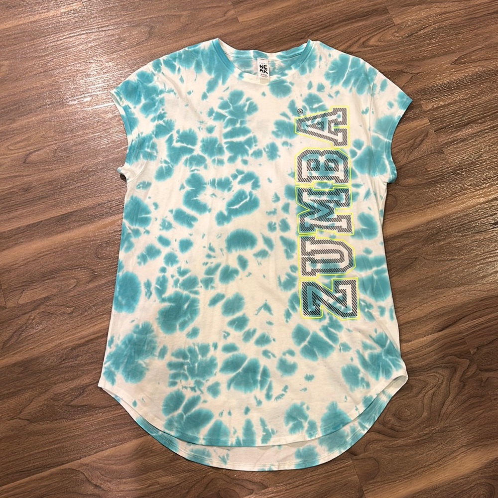 Blue and white Zumba Shirt